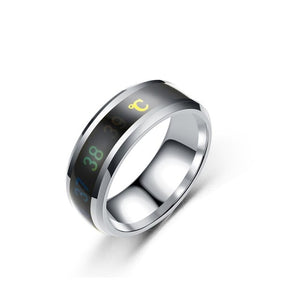 Buyincoins Waterproof Temperature  Smart Ring Changing Color Temperature